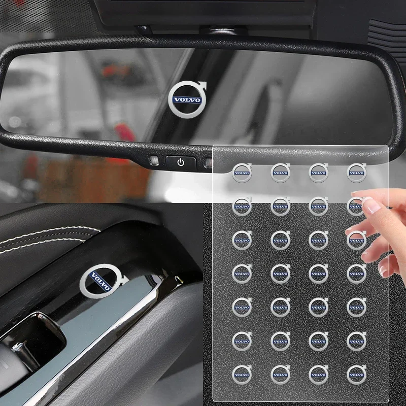 

1/2/5/10PCS Car Badges Auto Interior Decor Logo Stickers For Volvo Rdesign AWD C30 C70 S40 S60 S70 S80 S90 V40 V50 V60 V70