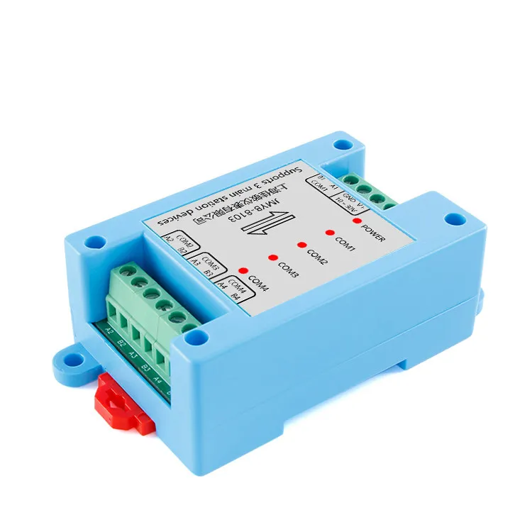 Modbus communication buffer repeater hub three masters and one slave RS485 data interface conversion processor