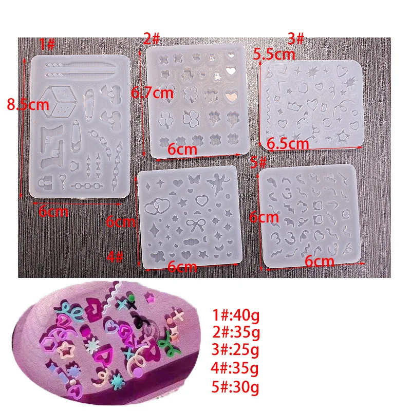 DIY Epoxy Resin Mold Jewelry Accessories Jewelry Tools Jewelry Filling Silicone Decoration Mould