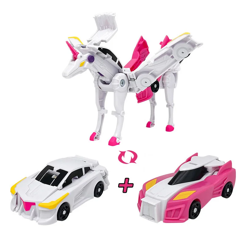 New ABS Turning Mecard Transforming Car Action Figures Amazing Car Battle Game TurningMecard for Children Deformation Toys