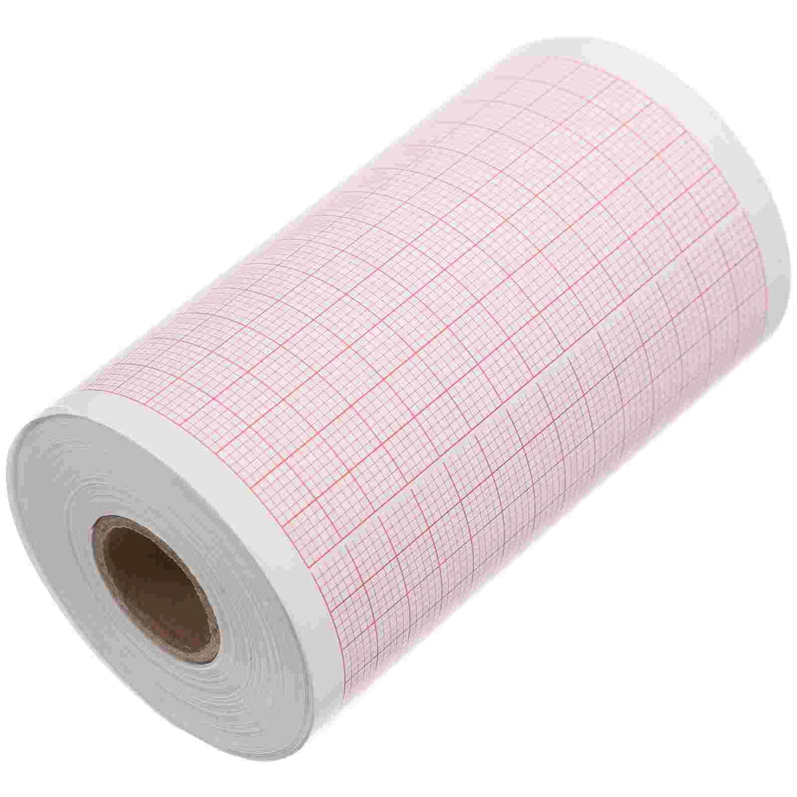 Electrocardiogram Paper Doilies Replacement Chart for Doctors Heart-shaped Blank Refills Medical Recording Thermal