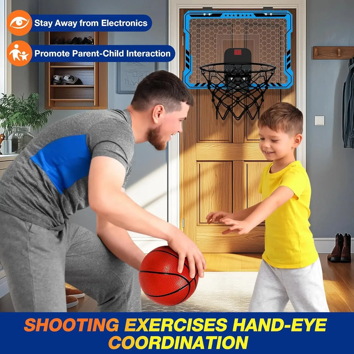 Mini aro de baloncesto mejorad - Scoreboard Digital reseña y precio