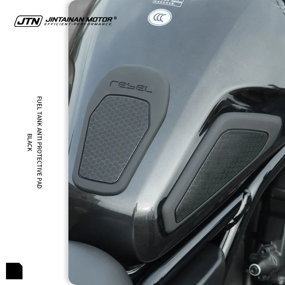 Protetor de Tanque de Motocicleta JTN Antiderrapante e Impermeável para HONDA REBEL CM1100 CM 1100 2021-2022 Adesivo de Borracha para Tanque