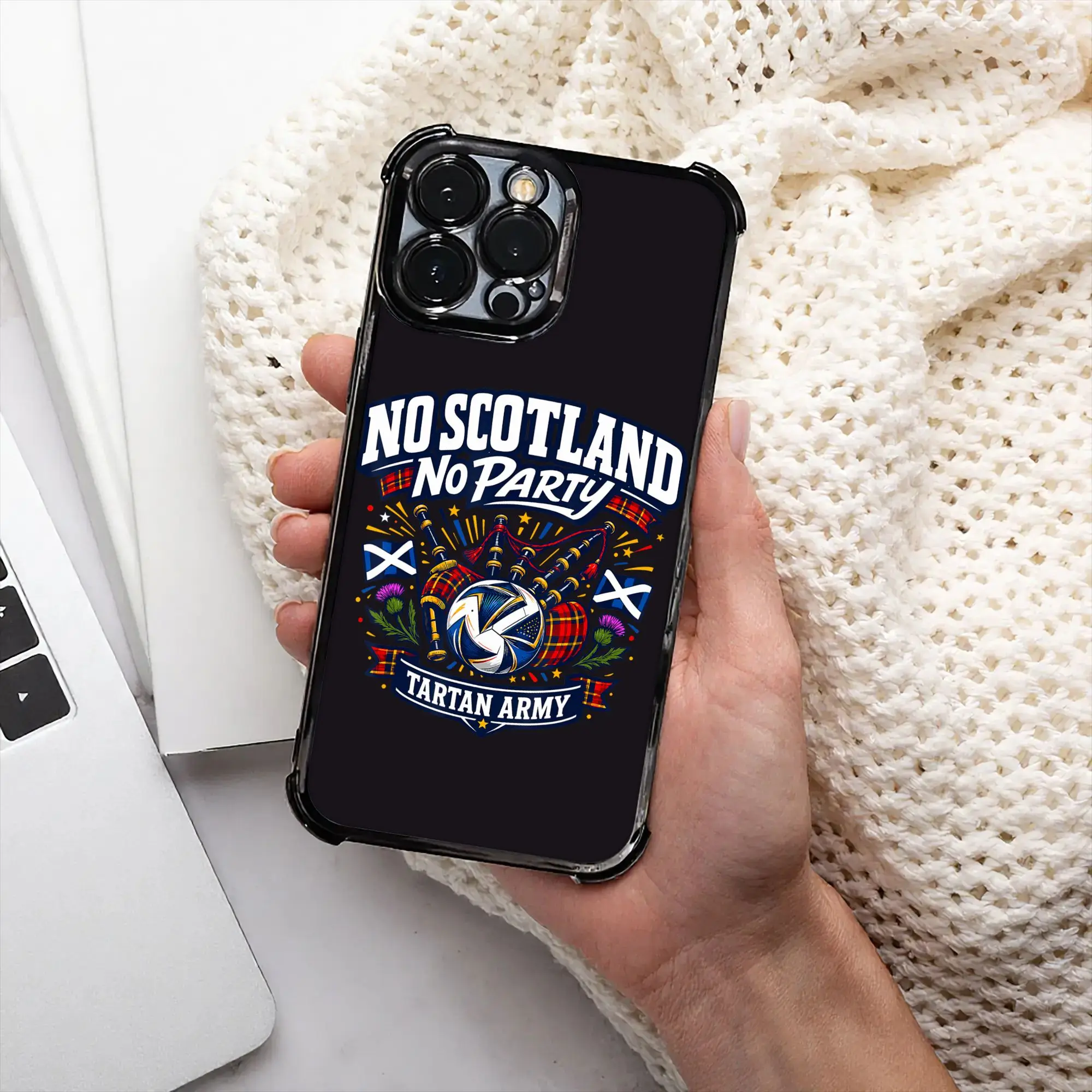 No Scotland No Party Official Phone Case Electroplating Process phone case for iPhone Various Models
