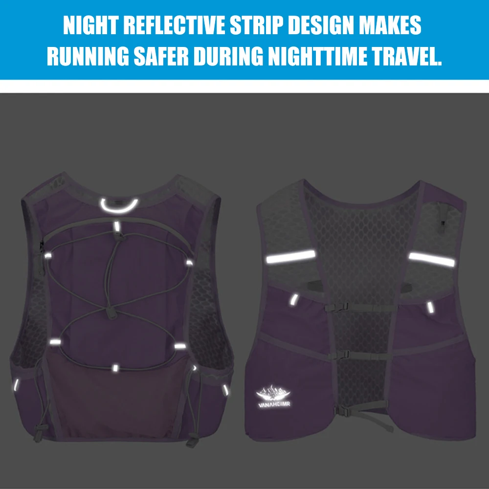 1PCS Running Vest, Lightweight Hydration Backpack with Waterproof Phone Pocket for Hiking Trail Running Cycling Marathon