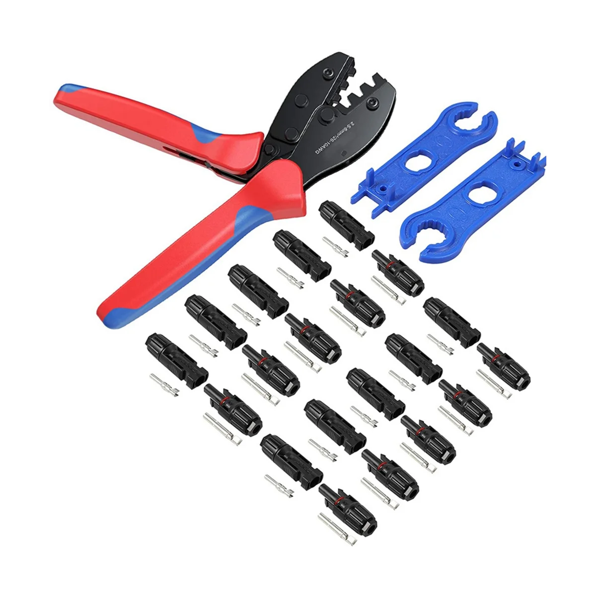 

Photovoltaic Crimping Pliers Solar Connector Terminals Crimping Pliers Combination Package