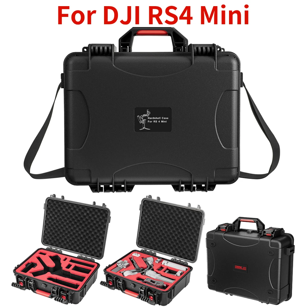 

For DJI RS4 Mini Hard Carrying Case Waterproof Portable Storage Bag Explosion-proof Handbag Box Handheld Stabilizer Accessory