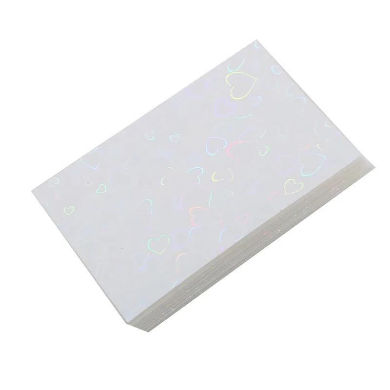 50-Pack K-Pop Heart Bling Photocard Sleeves image