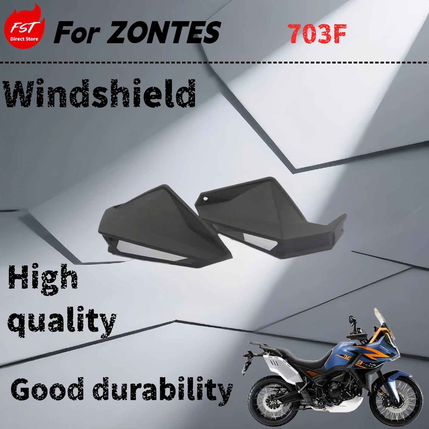 

Для ZONTES 703F передняя защита лобового стекла левая и правая передняя ручка лобового стекла, оригинальное лобовое стекло мотоцикла ADV
