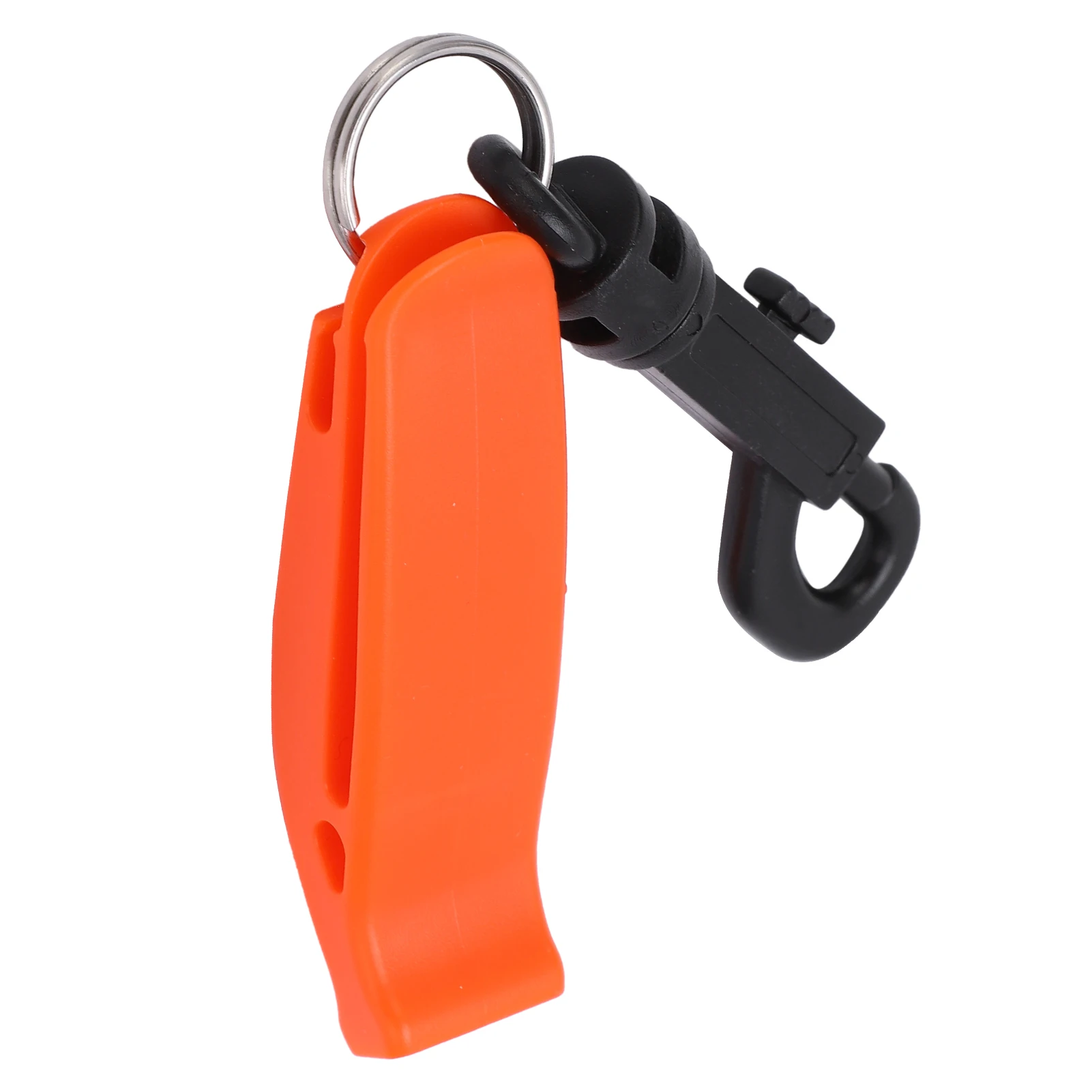 Emergency Whistle Dual Frequency Multifunctional Orange Safety Warning Whistle for Boating Fishing Camping Hiking Death Whistle