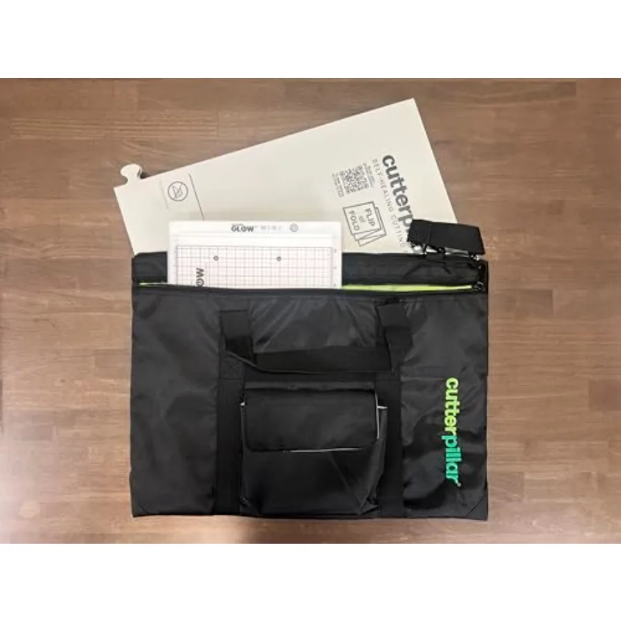 

Kit with Glow Elite Light Board Self-Healing Cutting Mat Tote Bag and 5 Flip and Fold Mats Essentials Travel Bundle for Sewing