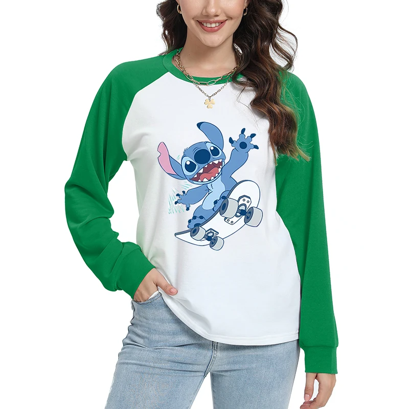 

Disney Y2k Clothes Woman Sweatshirts sweater Hoodies Long Sleeves Y2k Women's Clothing Trends 2025 Stitch Ladies Top Hoodie