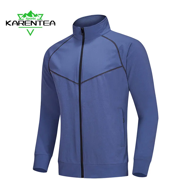 Running Jackets Men Fitness Breathable Zipper Gym Coats Autumn High Quality Jogging Quick Dry Male Jacket Sports Run Coat