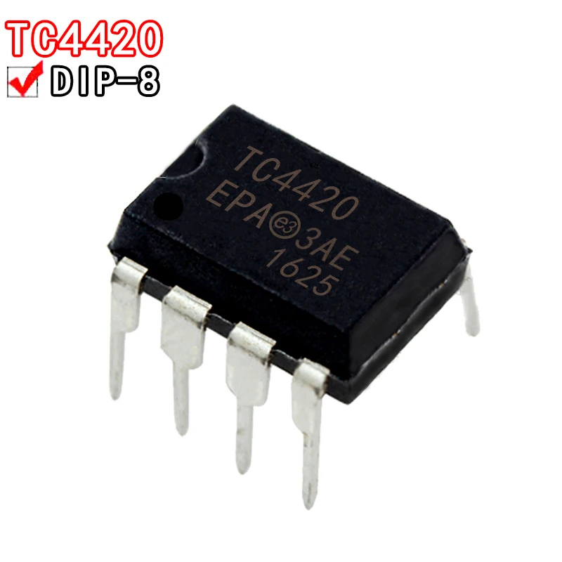 1PCS TC4420 TC4421 TC4422 TC4423 TC4425 TC4432 TC4451 TC4452 DIP-8 4425CPA  TC4420EPA