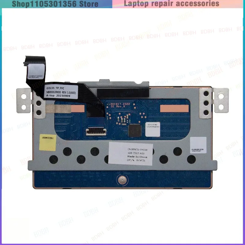 NewOriginal  Laptop Touchpad For DELL G15 5510 5515 5520 5521 5525  0KNF31 Click Pad Mouse Board Accessories