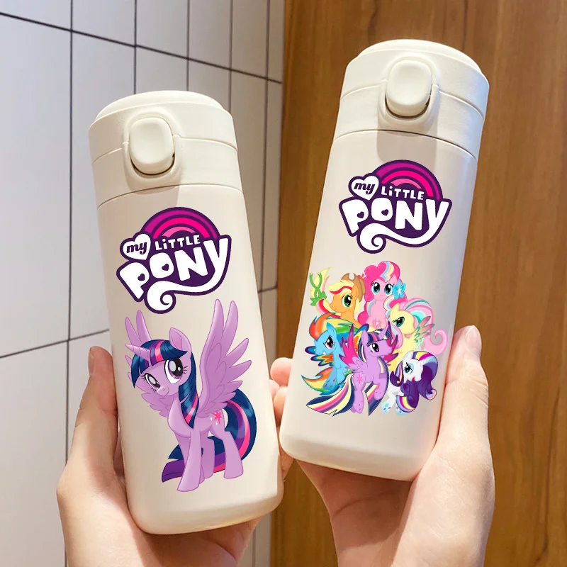 My Little Pony-termo portátil para deportes al aire libre, botella de agua de gran capacidad de acero inoxidable, 320ml/420ml