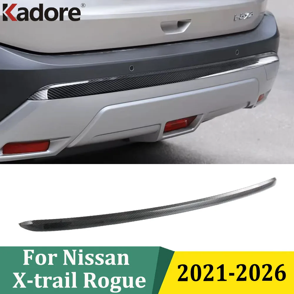 

For Nissan Rogue X-trail T33 2021 2022 2023 2024 2025 2026 Rear Trunk Lid Bumper Strip Protector Sill Trim Car Accessories