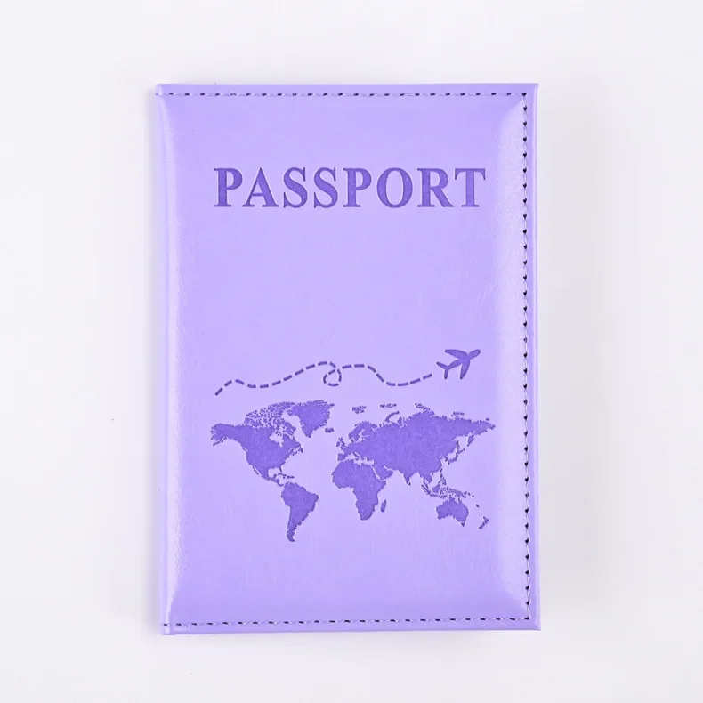 

PU Map Pattern Passport Holder Ticket Passport Covers Travel Passport Protective Cover ID Credit Card Holder Travel Accessories