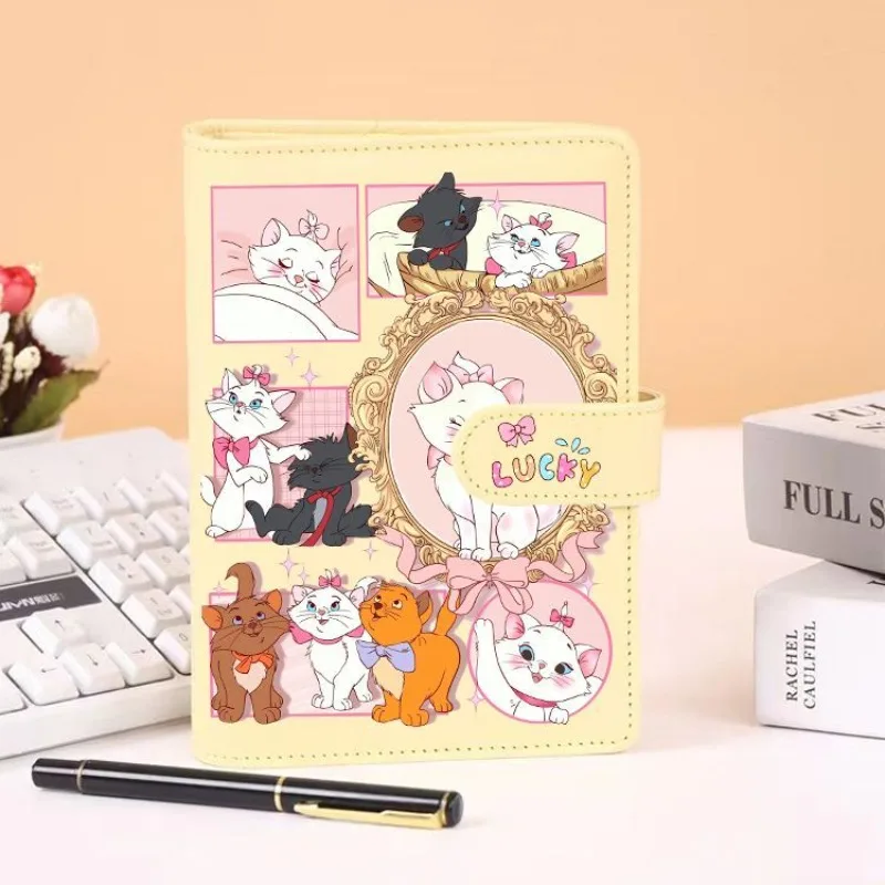 新しいディズニーマリー猫かわいいガーリーハート高価値ノートブッククリエイティブ漫画かわいい学生メモ帳ハンドブック賞品卸売