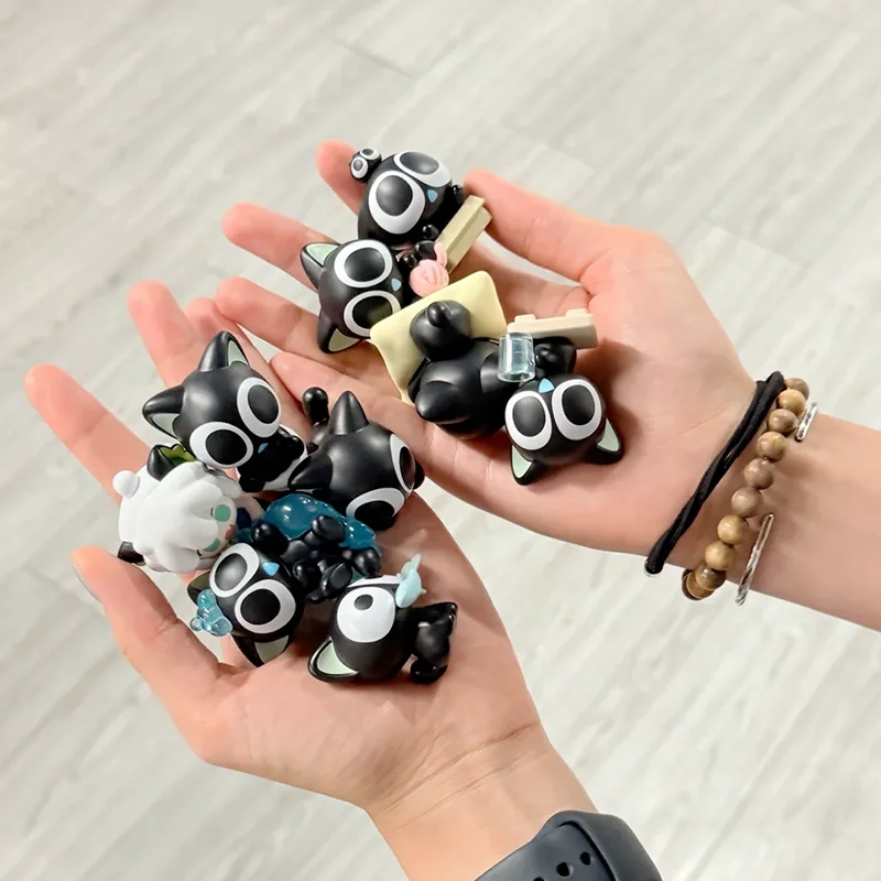 

Luo Xiaohei War Chronicles Series 2, слепая коробка, аниме, коллекционная кукла Kawaii, позачающаяся фигурка с подставкой для фанатов и подарка