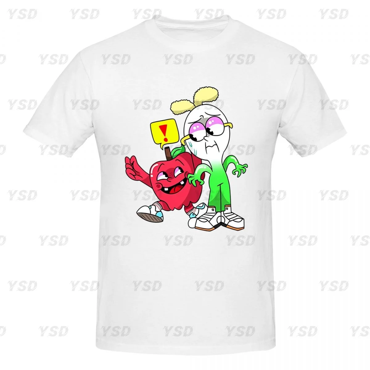 Camiseta deportiva ajustada de algodón para hombre de Apple And Onion, transpirable, camiseta extragrande