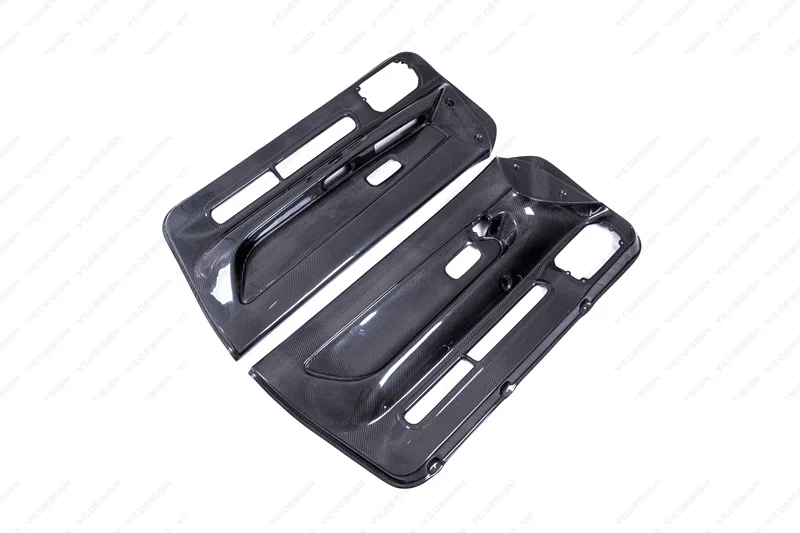 Car Accessories Carbon Fiber CF Inner Door Cards Fit For 1989-1994 Nissan Skyline R32 GTR GTS RHD