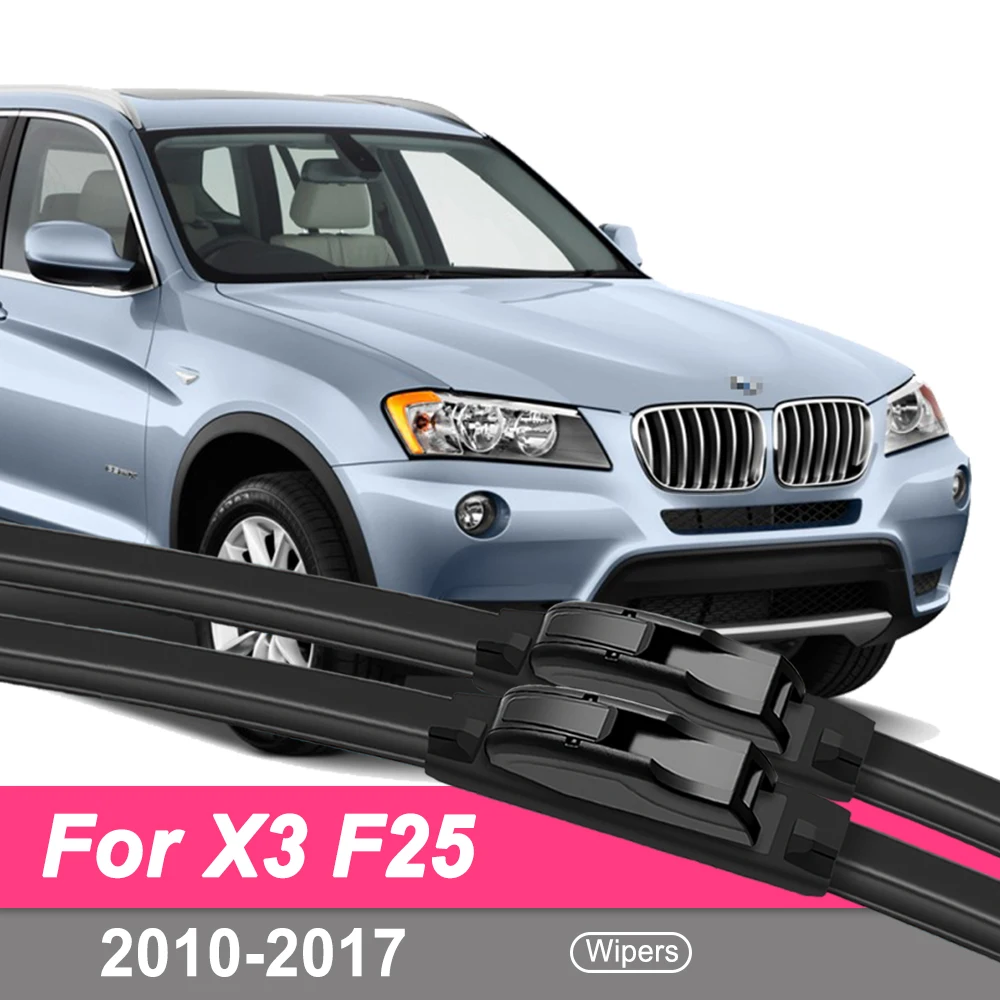 

For BMW X3 F25 Front Wiper Blades 2010-2017 Windscreen Windshield Window Brushes Accessories 2011 2012 2013 2014 2015 2016