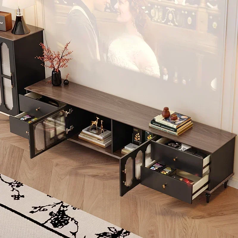 

Black Modern Fashion TV Stand Household Simple Table Living Room TV Stand Cabinet Elegant Meuble TV Salon Moderne Home Furniture