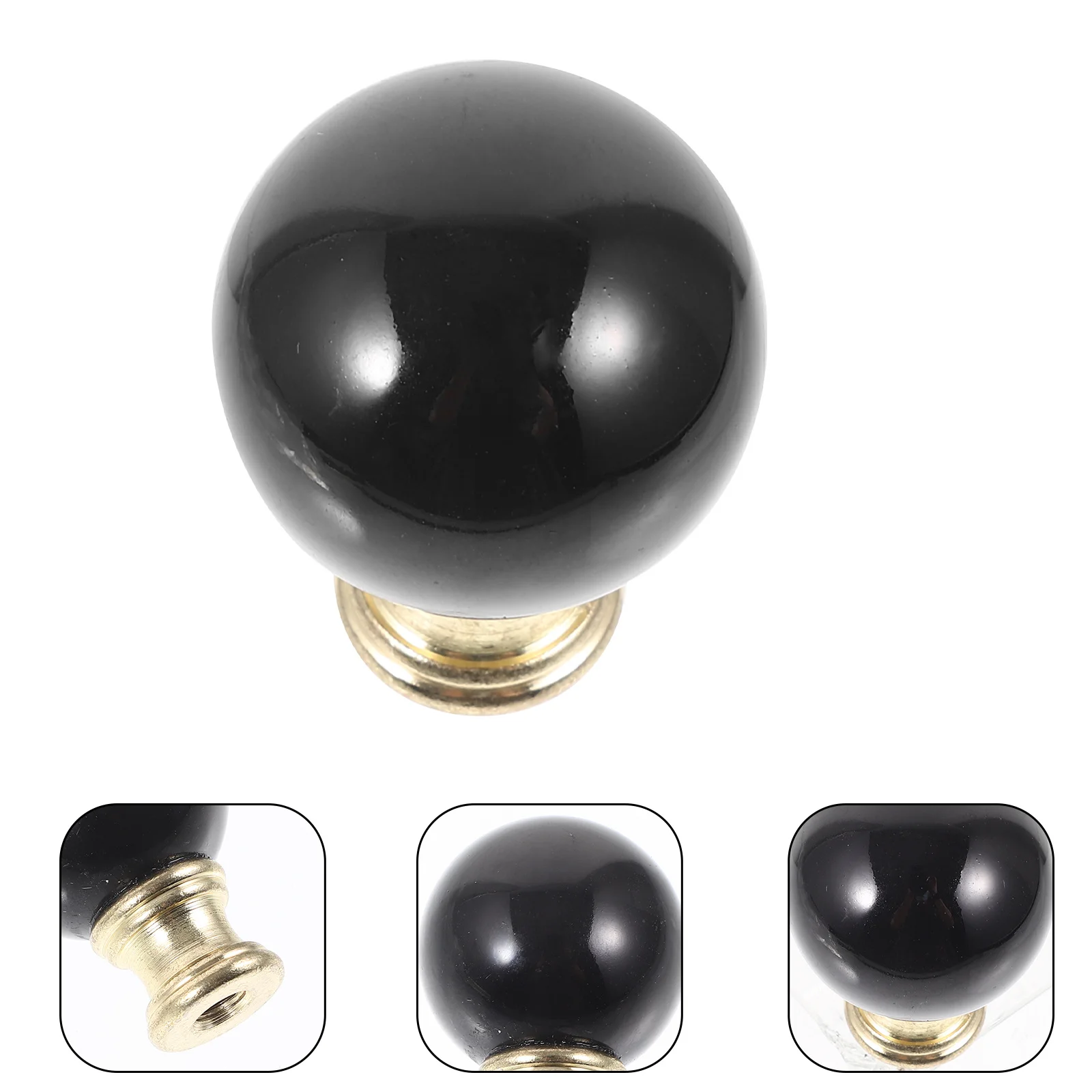 

Decorative Lamp Finial Knob for Table Floor and Desk Lamps Smooth Polished Lightweight Easy Install Fade Resistant Stylish Home
