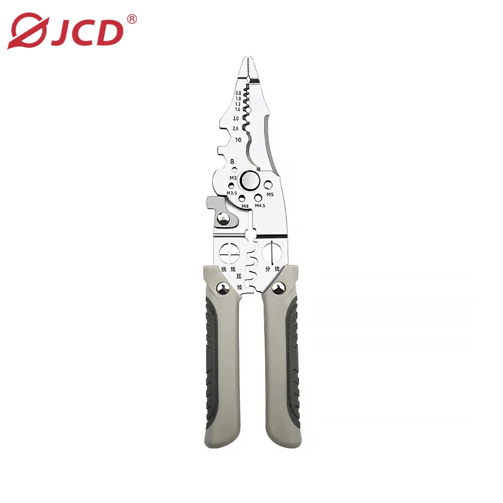 

Electrical Wire Crimper Cable Cutter Adjustable Automatic Wire Stripper Tool Electrician Multi-Purpose Stripper Crimping Pliers