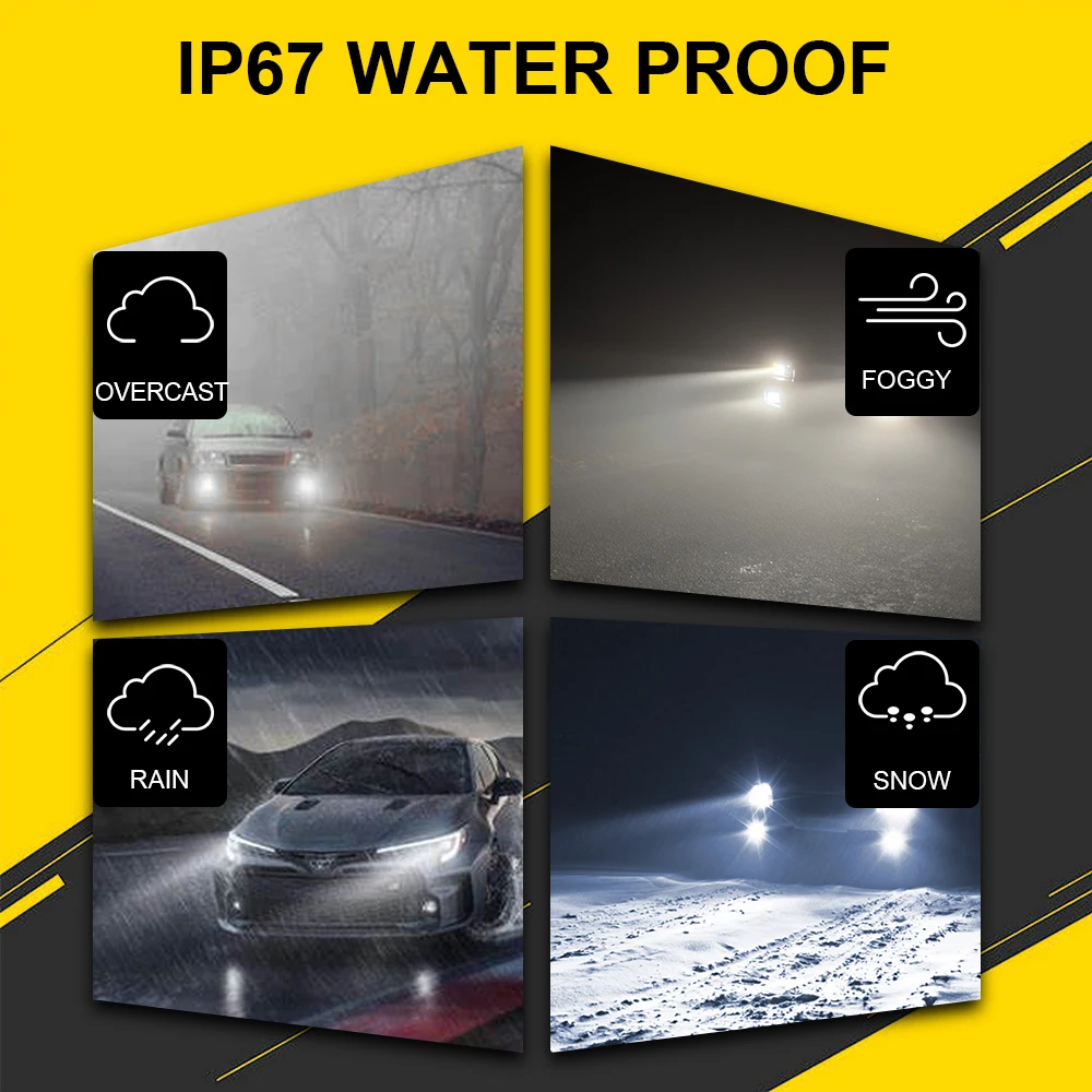 2 قطعة Canbus PSX24W LED مصابيح الضباب لسيارة شيفروليه كابتيفا دودج عيار شاحن دورانجو جيب رانجلر JK باتريوت جراند شيروكي wk2 #5