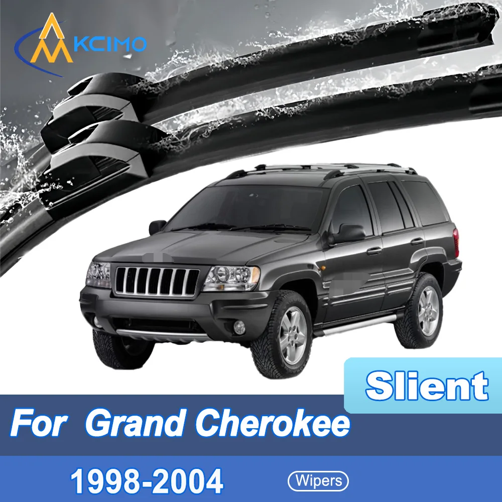 

2pcs Quiet Beam Wiper Blades for Jeep Grand Cherokee WJ/WG 1998-2004 Silent Windshield Wipers with Quick Installation