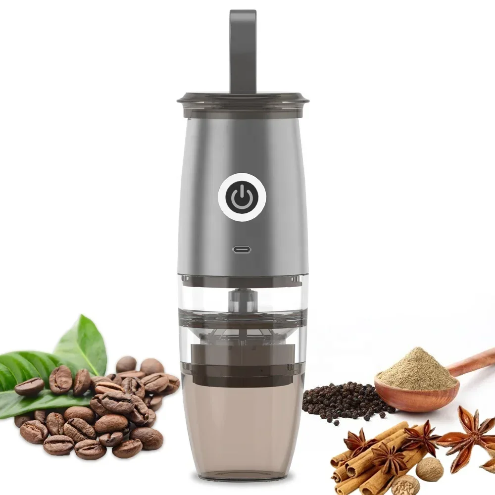 

Electric and Manual Mini Coffee Grinder With 5 Adjustable Setting Espresso Coffee Burr Grinder Coffee Grinding