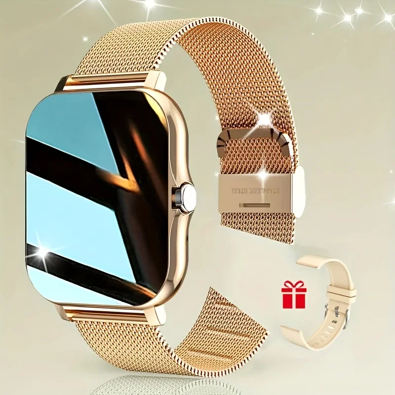 VETXI Smartwatch for iPhone/Android, Full-Touch HD Screen