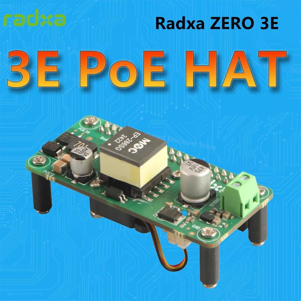 Radxa ZERO 3E PoE HAT