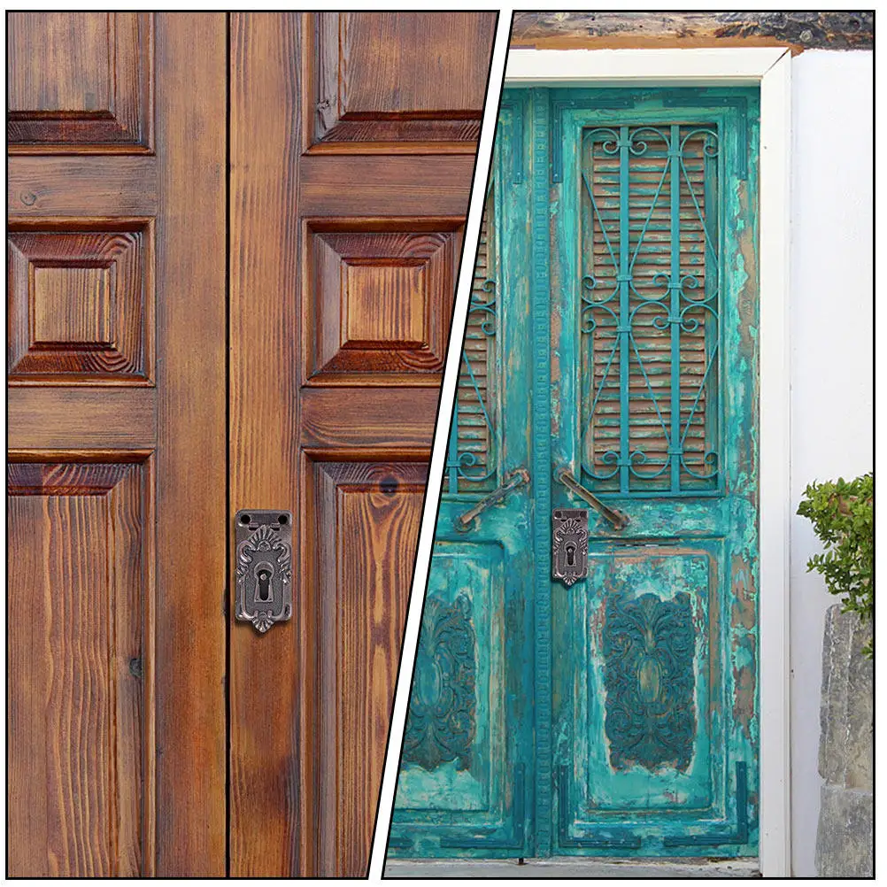 

Набор из 3 винтажных замков для мебели, шкатулок для украшений, деревянных ящиков, маленьких коробок, прочные защелки для выдвижных ящиков, подарочные.