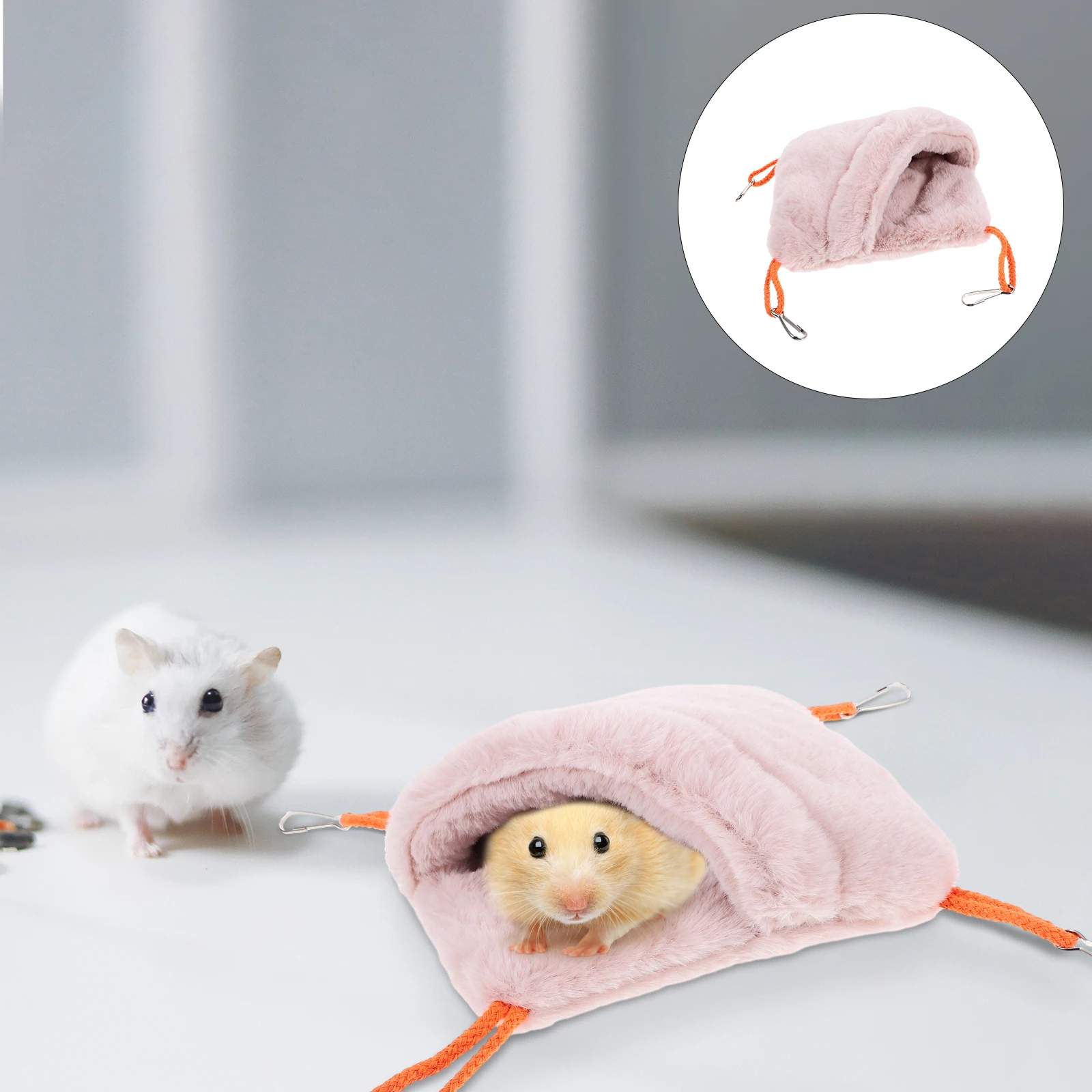 

Small Pet Warm Cotton Nest Chinchilla Cage Sturdy Hamster House Comfortable Safe Play Sleep Delicate Hut Lovely Hideout Winter