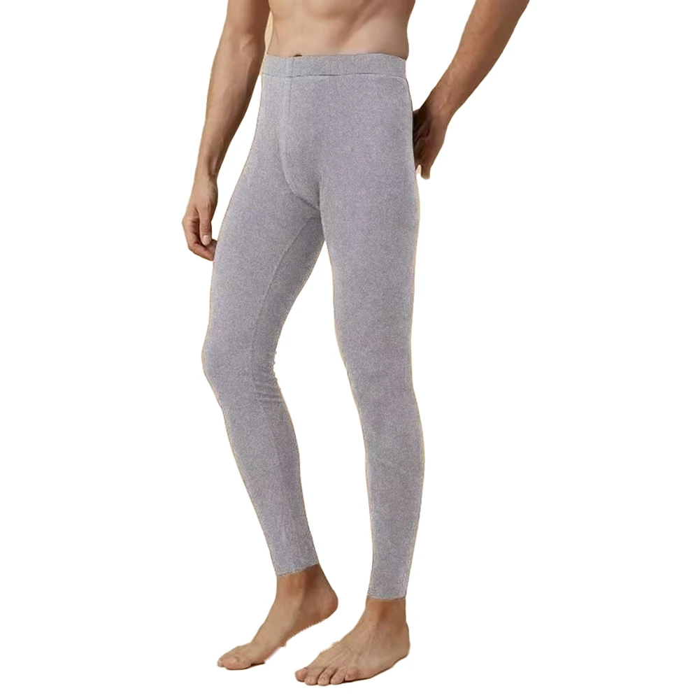 Mens Winter High Waist Thermal Bottoms Long Johns Legging Underwear Pajama Pants Men\'s Thermal Underwear