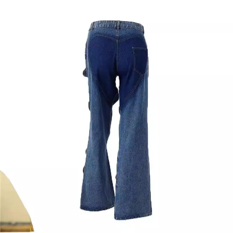 

Women's Casual Faion Twisted Hollow Metal Button Jeans Mid-aged And ly Clothing Accories Belts Hats Scarves