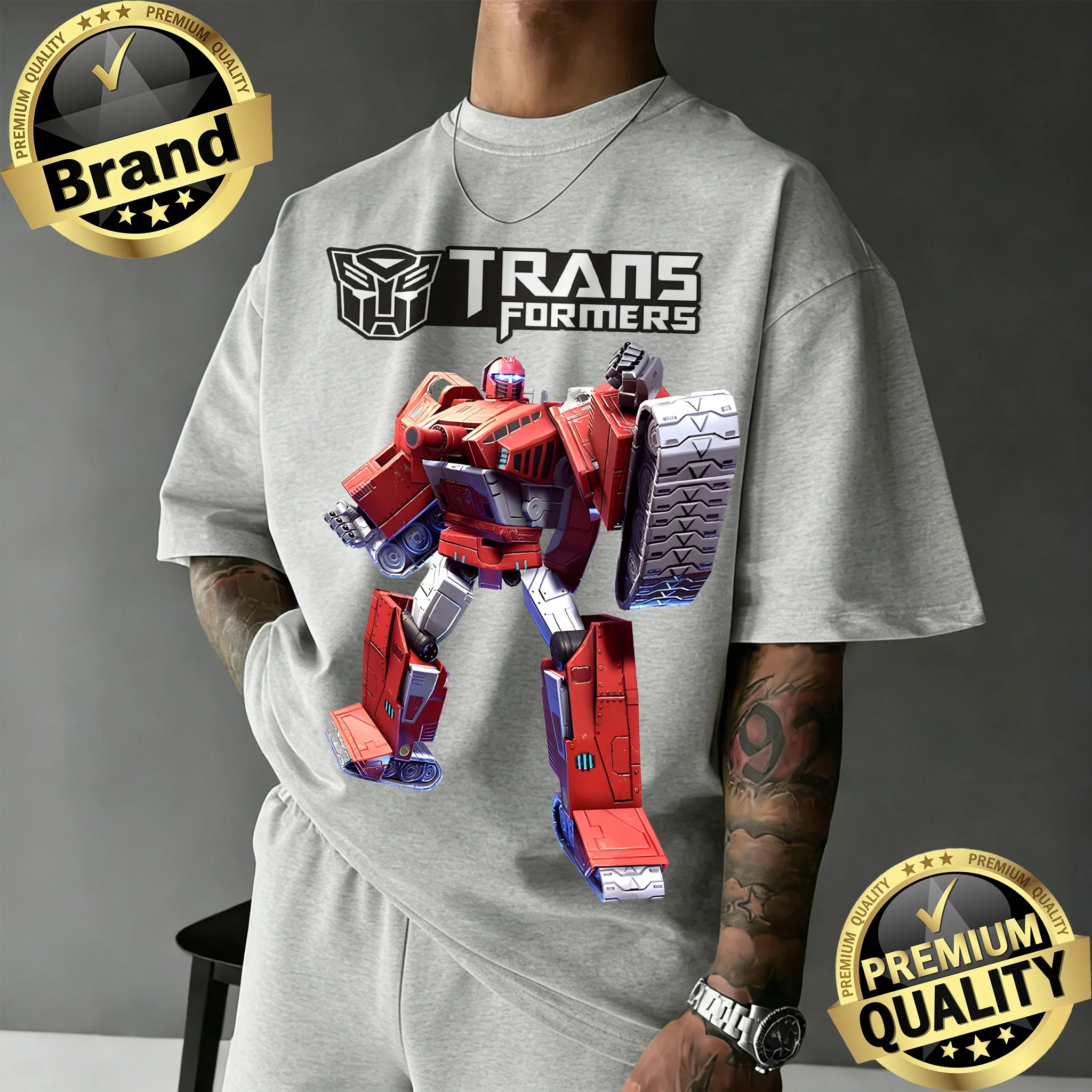 

Футболка унисекс Hasbro Transformers Cliffjumper с графическим принтом, летняя коллекция 2026, дышащая, винтажный стиль, оверсайз