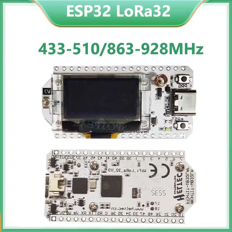 

LoRa32 V3 ESP32-S3 Плата разработки LoRa 0,96 дюйма OLED WIFI Местластичная SX1262 433-510/863-928 МГц для Arduino