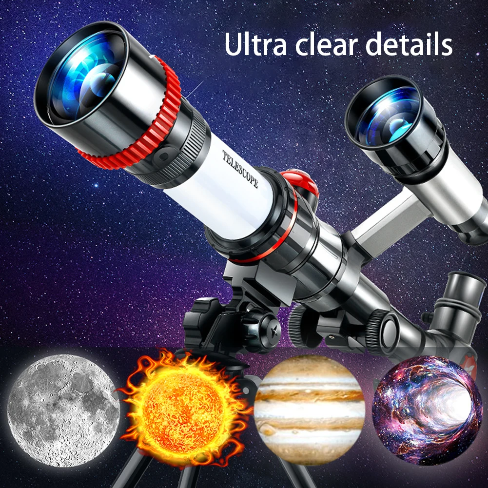 HD High Magnification Professional Astronomical Telescope Children Students Dual-Use Science Astronomical Monocular for Star