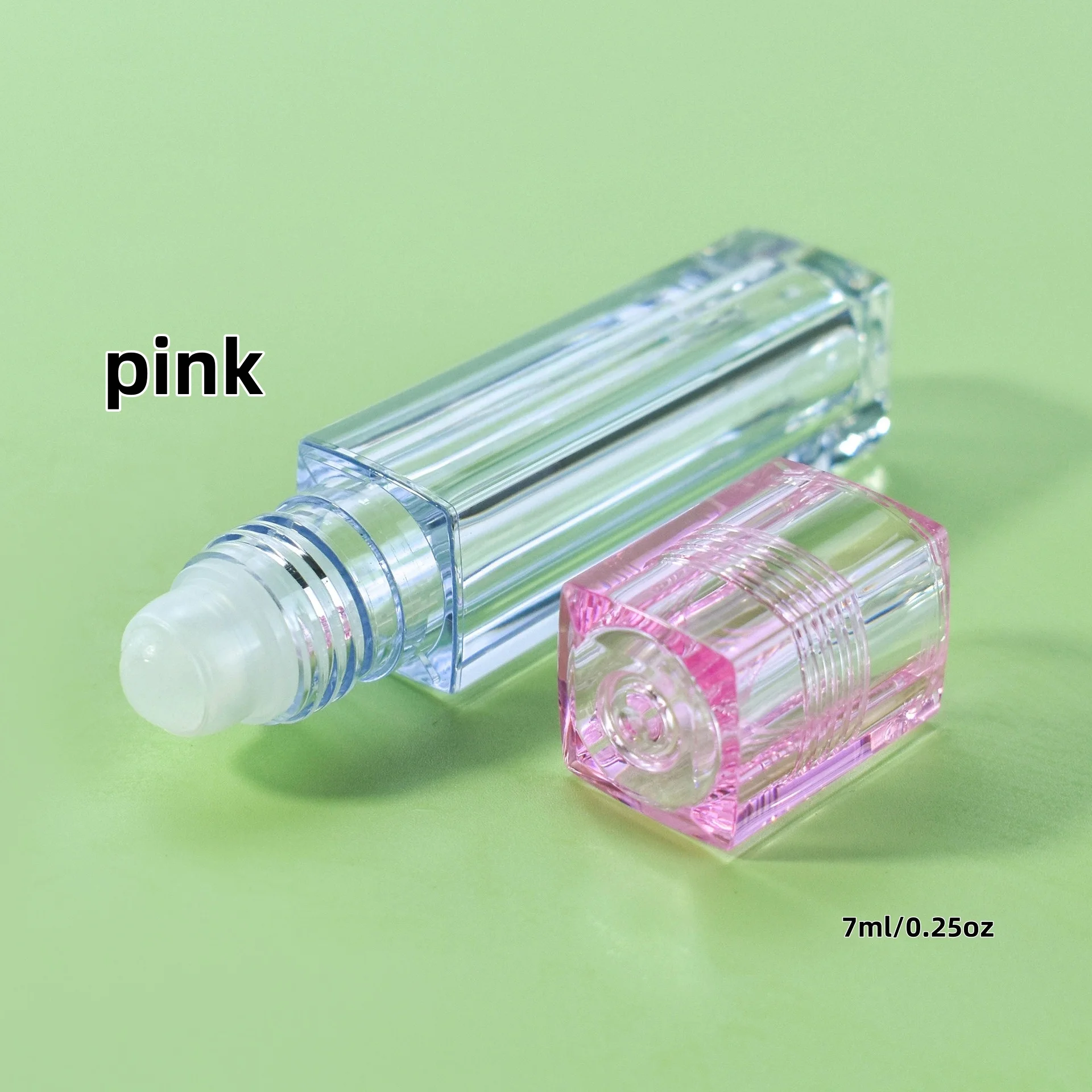 

10 шт., 6,5 мл, многоцветная крышка, можно использовать для заполнения косметических контейнеров, с высококачественной бутылкой для смазки для губ с шарикоподшипниками