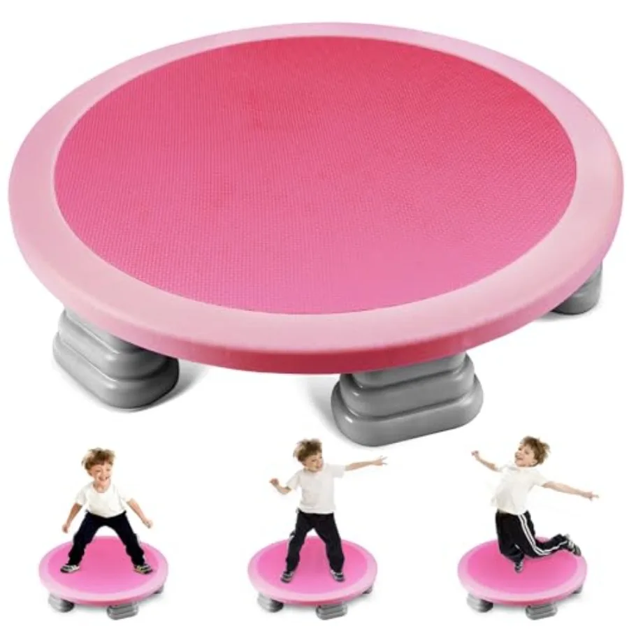 Indoor outdoor mini trampoline for kids and toddlers durable steel frame with blue mat sensory-friendly bounce board for autism