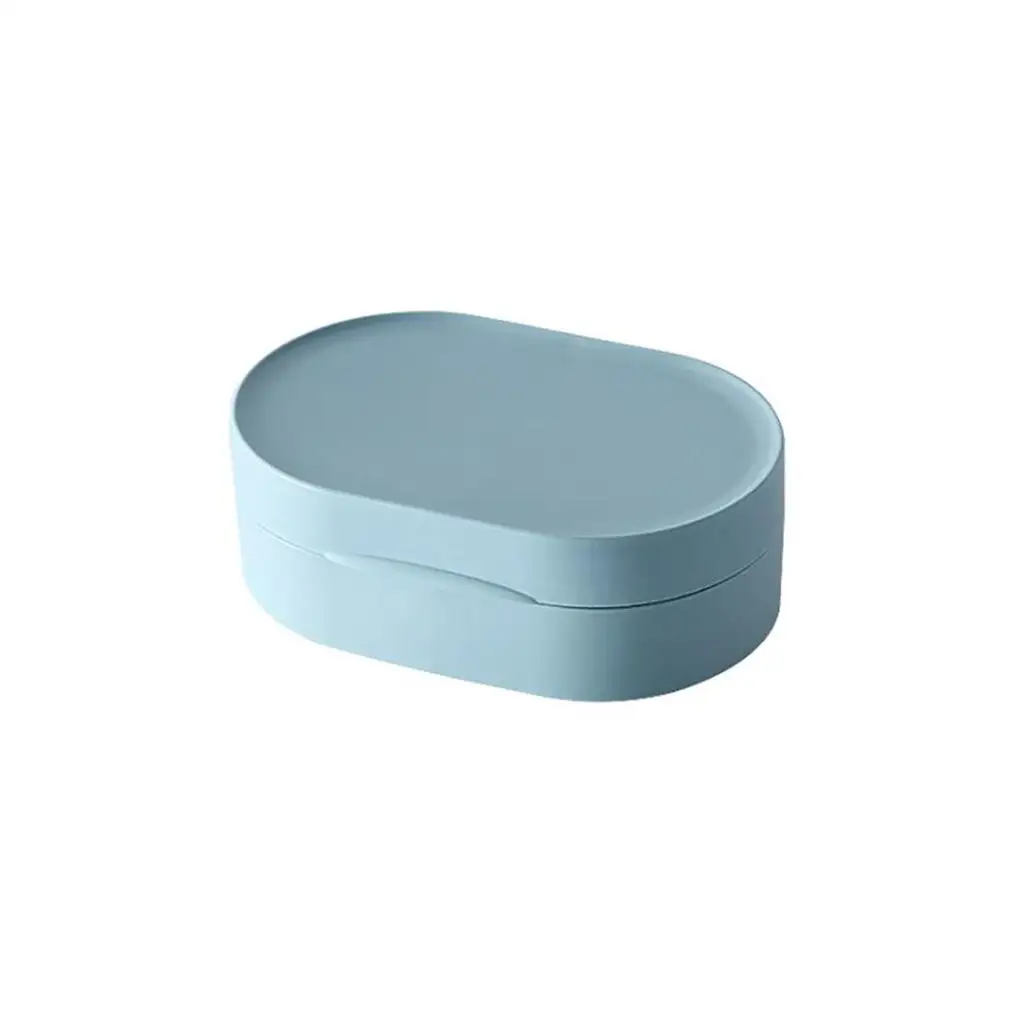 Soap Box Multiple-colored with Lid Household Accessories Travel Supplies Leak-Proof Camping Soaps Container Dish Holder