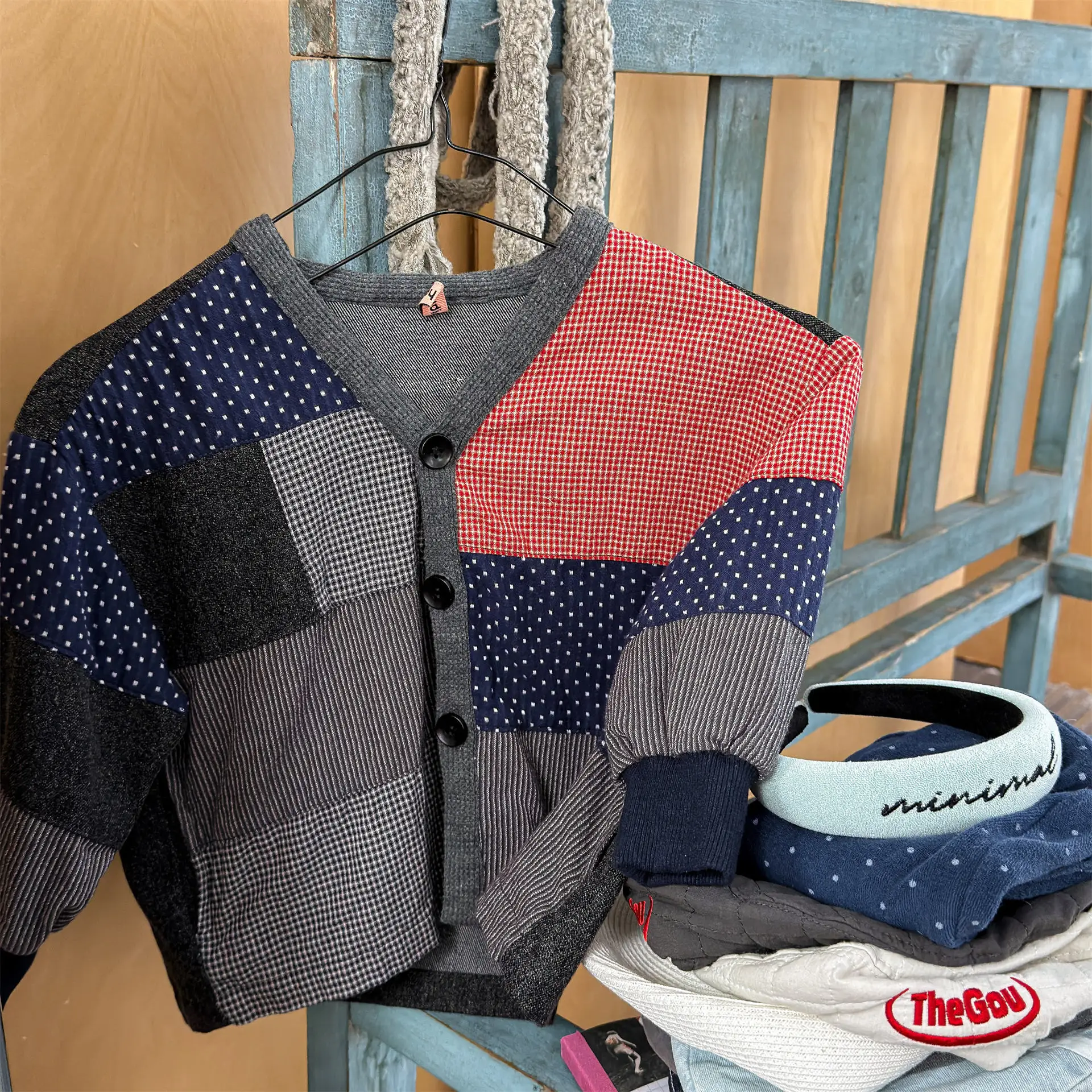 2026 Boys Casual Plaid Cardigan Toddler Girls Patchwork Jacket Kids Clothes Spring New Children Long Sleeve Coat Cotton