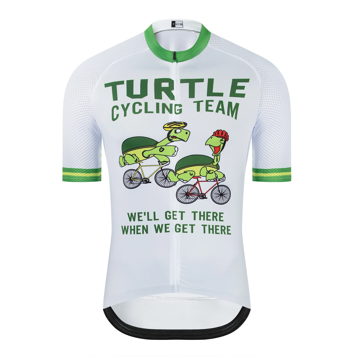 كارتون نمط السلحفاة طباعة الدراجات جيرسي الكبار الرجال قصيرة الأكمام ركوب الدراجة الملابس فريق تخصيص الملابس #2