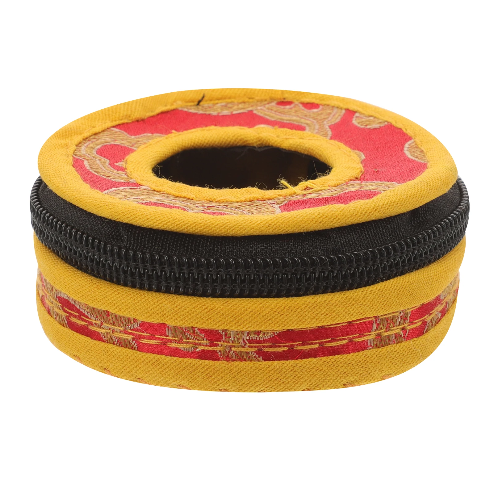 

Bell Storage Cover Cymbal Finger Cymbals Holder Bag Case for Zipper Pouch Container