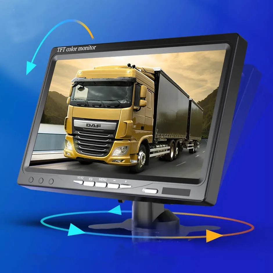 

12V/24V 7” in Screen HD LCD Car Rear View Monitor for Vehicle Truck Van Lorry Rv CCTV Camper TV Backup Camera Home Furnishings