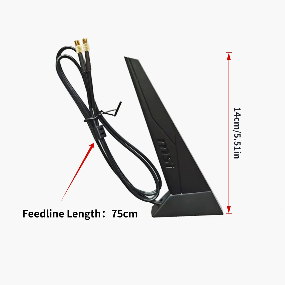 Original WiFi 7 EZ-Plug Antenna Signal Receiver Magnetic Base For Mother Board Pro B840 B850 Z890 MAG B860-P B860M-A GAMING PLUS